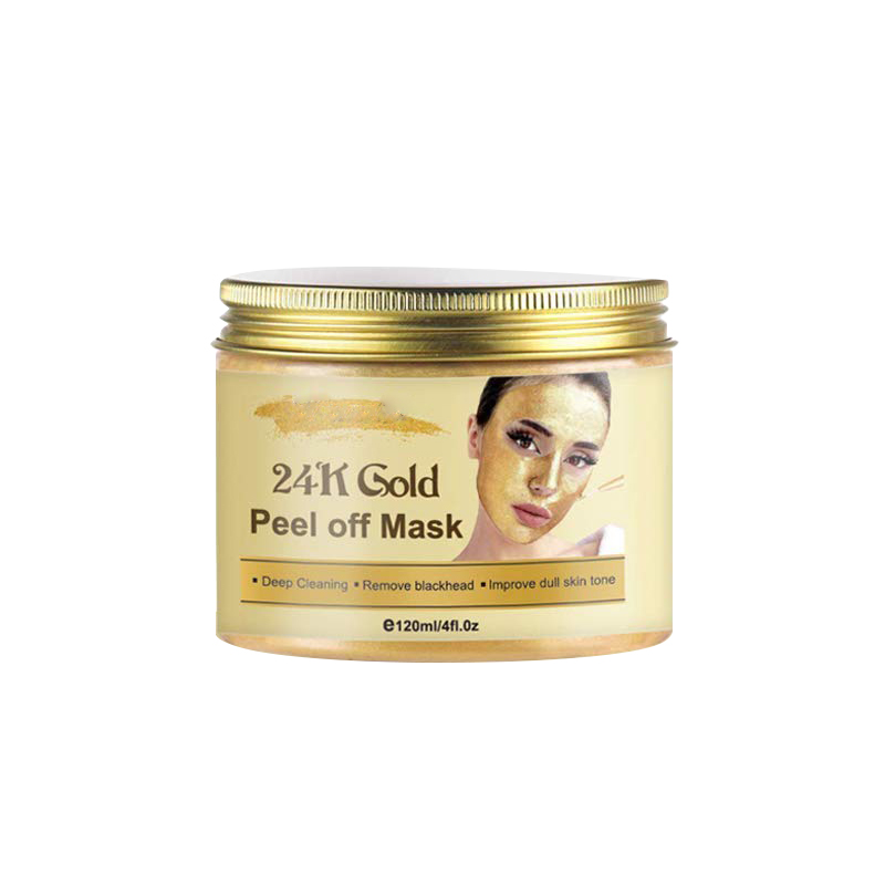 Máscara de oro de 24 quilates
